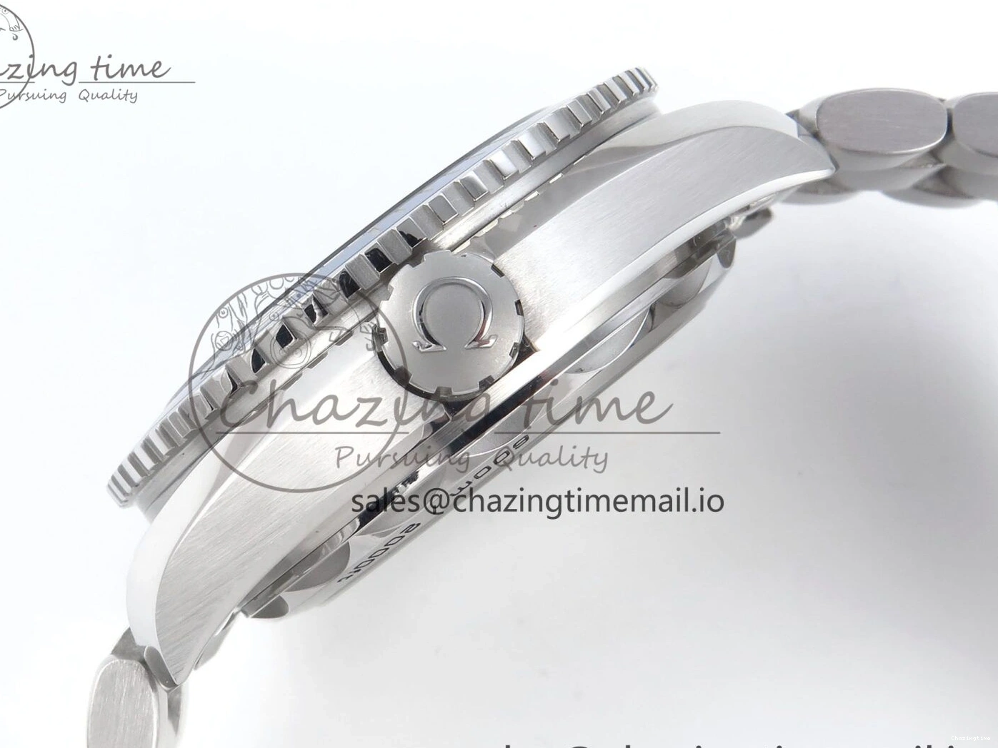 0224 Neat Seamaster Planet Ocean 600M 43.5mm SS SCF 1:1 Best Edition Blue Dial on SS Bracelet A8900 Super Clone 7684